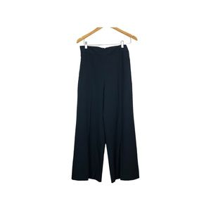 BANANA REPUBLIC. Women’s Dark. Navy Wide Dress Pant Back Hidden Zipper Size 4